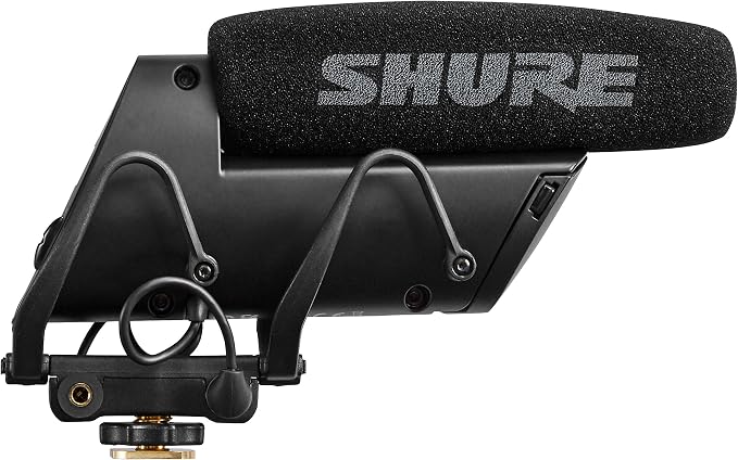 Shure VP83F LensHopper Camera-Mounted Condenser Shotgun Microphone with Integrated Digital Flash Recording - Windscreen, Superior RF Immunity, Backlit LCD, 5-Position Joystick, Rycote Lyre Shock Mount - Image 9