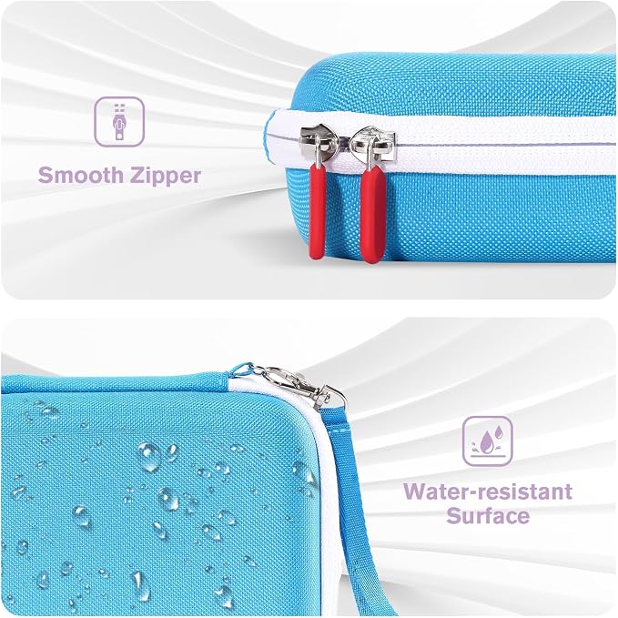 ProCase Hard Playing Card Game Carrying Case, Holds 300+ Cards -Blue | Travel Storage Box, Compatible with UNO, Five Crowns, SKYJO, PlayMonster and More Card Games, Case Only - Image 6