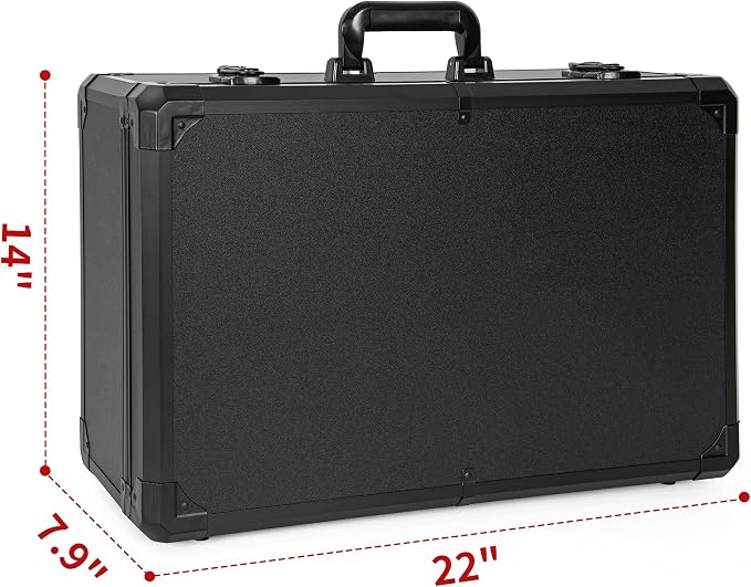 Protective Hard Case 22 X 14 X 8-Inch Shockproof Water-resistant with Customized DIY Foam Insert fit for Camera, Laptops, etc - Image 4