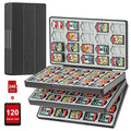 iPLYGAM Switch Game Case for Nintendo Switch 2/Switch/OLED/Lite with 120 Slots and 240 Memory Micro SD Card Storage, Portable Travel Switch Game Holder Organizer, Game Card Protective Festival Gift by Unknown