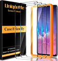 UniqueMe 3 Pack for Samsung Galaxy S10e Screen Protector | Tempered Glass, 9H Hardness, Bubble Free, Screen Cover by UniqueMe