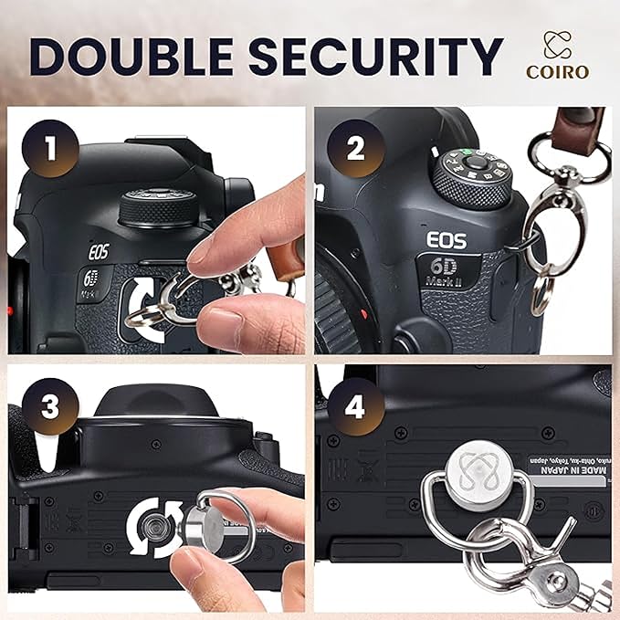 Dual Camera Harness Leather Camera Strap DSLR/SLR, All-Day Comfort - Image 5