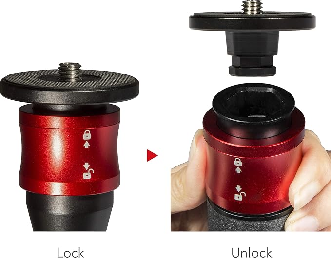 IFOOTAGE Quick Release Plate (New Version) Cobra 2 Camera Monopod - Image 3