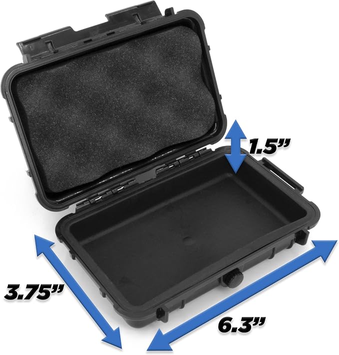 CASEMATIX Hard Shell 35mm Film Case - 7" Waterproof & Lightproof Holder for up to 12 x 35mm or 8 x 120 Film Rolls, Travel Container - Image 7