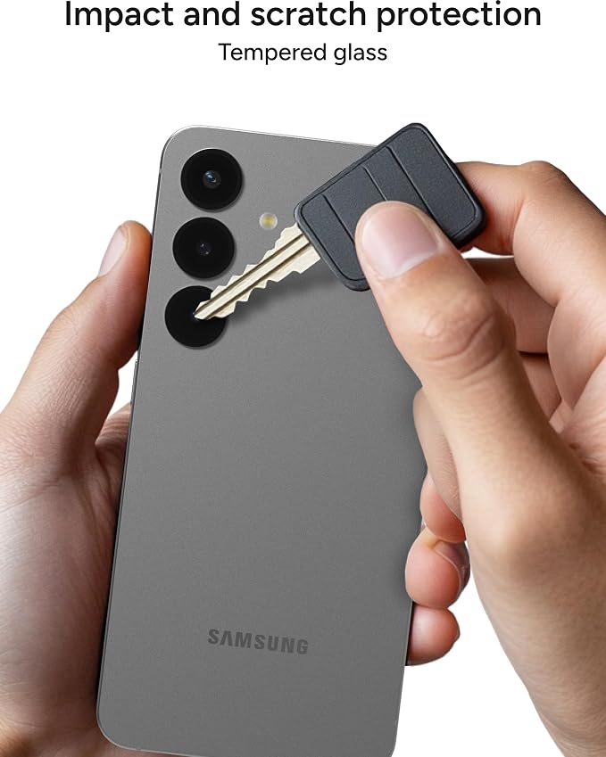 ZAGG Glass Elite Anti-Reflective Samsung Galaxy S25 Camera Lens Protector – Anti-Glare Technology, Maximum Impact & Scratch Resistance, Smudge-Free Surface, Recycled Materials - Image 3