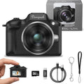 Mini Camera, 1080P HD Retro Keychain Digital Camera for Kids & Adults, Tiny Small Portable Pocket Video Recorder with 32GB Card, Vintage Camcorder for Travel Vlogging Memories, Black by Dienspeak