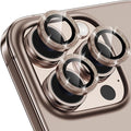 for iPhone 16 Pro/16 Pro Max Camera Lens Protector Glitter, Desert | Individual Metal, 9H Hardness, Scratch Resistant, Shockproof, Drop Protection, Case Friendly, Stylish Accessories by Xfilm