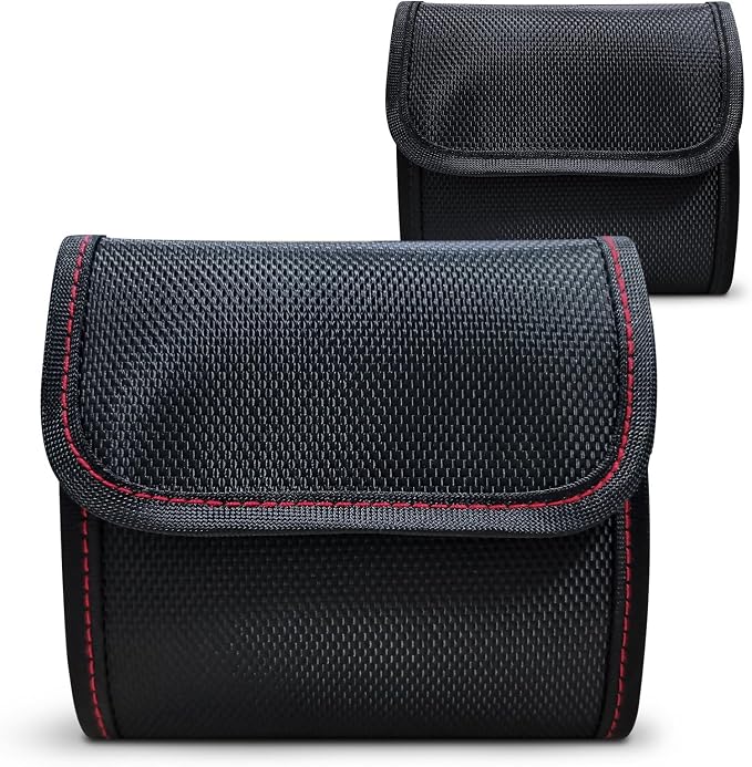 Professional Photography Filter Bag, 3-Pocket Camera Lens Filter Bag Entrainment, Waterproof And Dustproof Anti-Fall Design Suitable for 25mm-82m Filters, Pack of 2 (Black) - Image 6