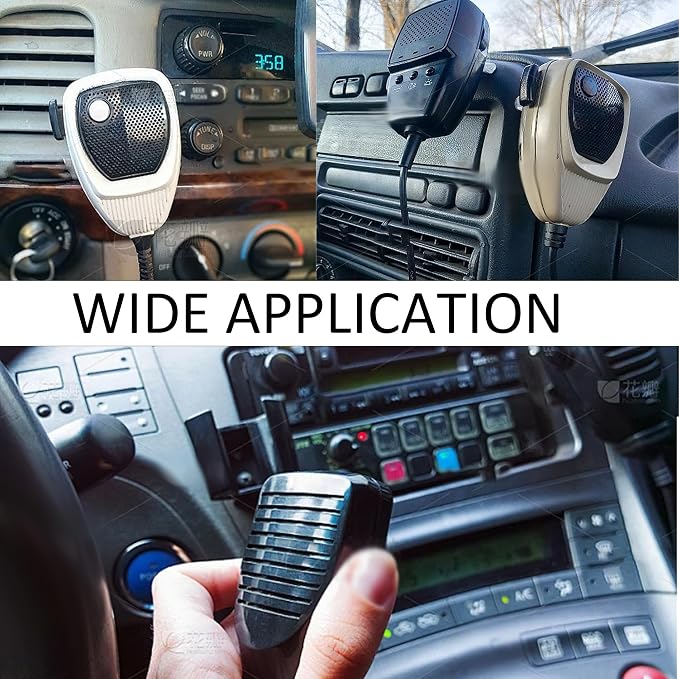 4Pcs CB Microphone Holders, Black Metal Radio Mic Hanger with Adhesive Backing, Universal Mobile Mic Mount Clip for Vehicle Dashboard Home Office Communication Equipment - Image 7