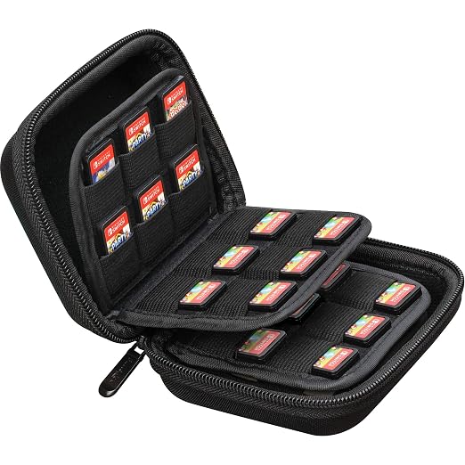 ButterFox 48 Switch Game Case for Nintendo Switch, Switch Game Card Storage Holder or SD Memory Card Case (48 Black) by ButterFox