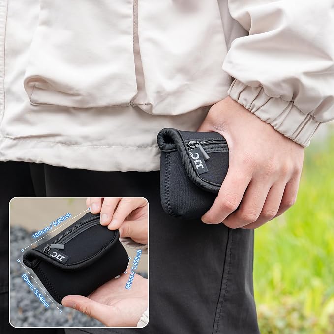 Compact Camera RX100 VII Case Pouch for Kodak EKTAR H35N PIXPRO FZ45 FZ55 | Neoprene Camera Travel Pouch for Sony ZV-1 RX100 VA VI V IV III DSC W800 W830 WX500 HX99 HX90V HX80 G7X III II G9X II SX740 - Image 5
