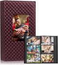 RECUTMS Photo Album 4x6 Pictures, 300 Pockets Large Capacity Picture Album | Acid-Free Black Pages, Leather Cover, Horizontal Pockets, Custom Photo Cover, Perfect for Wedding, Family&Trave by RECUTMS