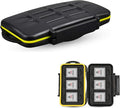 JJC 6 Slots XQD Cfexpress Type-B Card Case Holder Storage Carry Organizer | Water-Resistant, Shockproof Card Protection, Nikon Z8 Z9 Z6III Z6II Z7II Z6 Z7 D850 D500 D4 D5 D6 Fujifilm XH2 XH2S GFX100 II by JJC