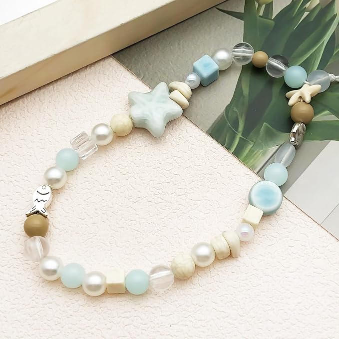 Beaded Camera Wrist Strap Cute Digital Camera Charm Lanyard Phone Chain Keychain Beaded Phone Lanyard Bag Charm - Image 2