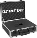 14 Inch Hard Shell Carrying Case | Ideal for Wireless Mic System Storage & Camera Gear Transportation with Customizable Pre-Diced DIY Foam by ITHWIU