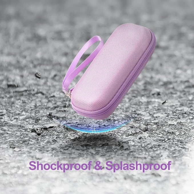 AGPTEK Carrying Case, EVA Zipper Carrying Hard Case Cover for MP3 Players | Storage Holder for Digital Voice Recorders, 3D Printing Pen, USB Cable, Earphones, Memory Cards, U Disk (Purple) - Image 5