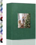 popotop Photo Album 4x6-100 Photos Photo Books with 100 Vertical Pockets,Linen Cover Albums for Family Wedding Anniversary Baby Vacation Pictures by Popotop