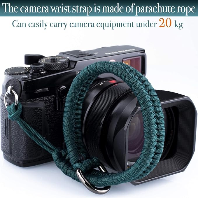 Camera Wrist Strap - DSLR Mirrorless Camera Quick Release Camera Hand Strap | with Safer Connector (Turquoise) - Image 7