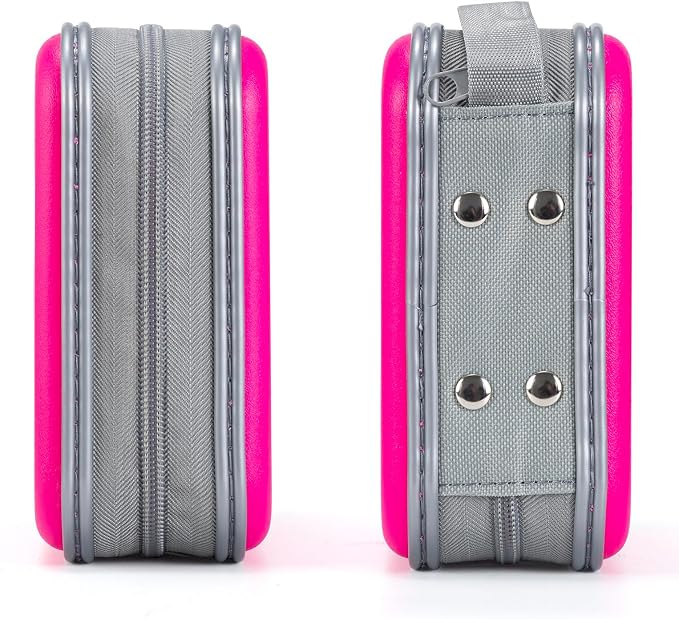 alavisxf xx CD Case, 48 Capacity Hard Plastic Zipper Disc Wallet for Car | DVD Holder, Portable Hand Strap, Anti-Slip Sleeves, Scratch-Resistant Sleeves, Disc Storage Organizer, for Home Office Travel - Image 4