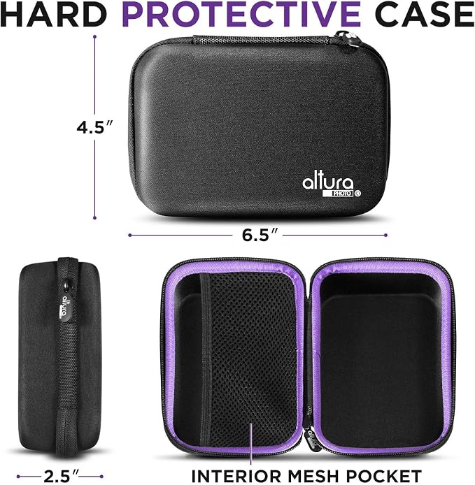 Altura Photo Camera Cleaning Kit, Full Frame Sensor Cleaner DSLR Mirrorless | Streak-Free Results, Includes Cleaner, Swabs, Pen, Blower, Brush, Cloth & Hard Case - Image 9