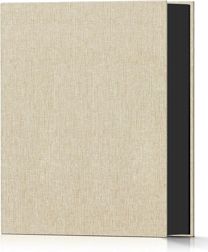 Popotop Photo Album 4x6 200 Pockets for Wedding Gifts,Linen Hardcover Picture Albums for Family Anniversary Baby Vacation Pictures by Popotop