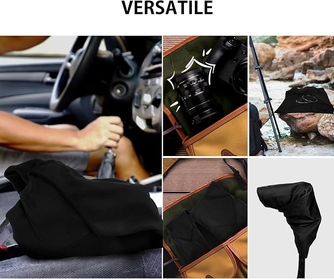 Camera Wrap, Protective Wrap Anti-Scratch Lens pouche, Magic Self-Adhesive Cloth, Universal Storage Cloth for DSLR, Smartphones, Laptops, electronics,Cosmetic,whatever you need to protect - Image 4