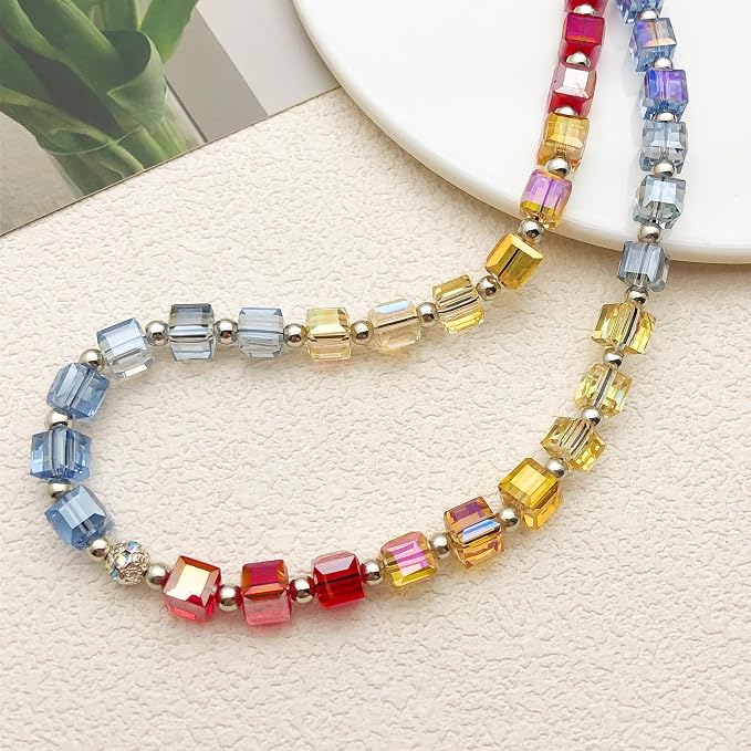 Beaded Camera Wrist Strap Cute Digital Camera Charm Lanyard Phone Chain Keychain Beaded Phone Lanyard Bag Charm - Image 4