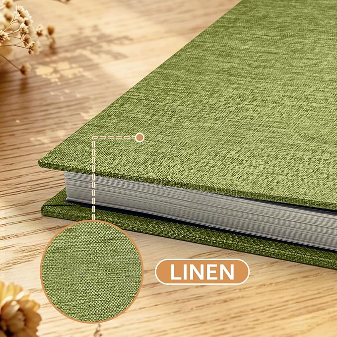 Large Photo Album Self Adhesive Scrapbook Album for 4x6 5x7 8x10 Pictures DIY Photo Book as Scrapbooking Supplies Kits, Birthday Gifts for Women Mom Wedding Baby Family Travel - Image 4