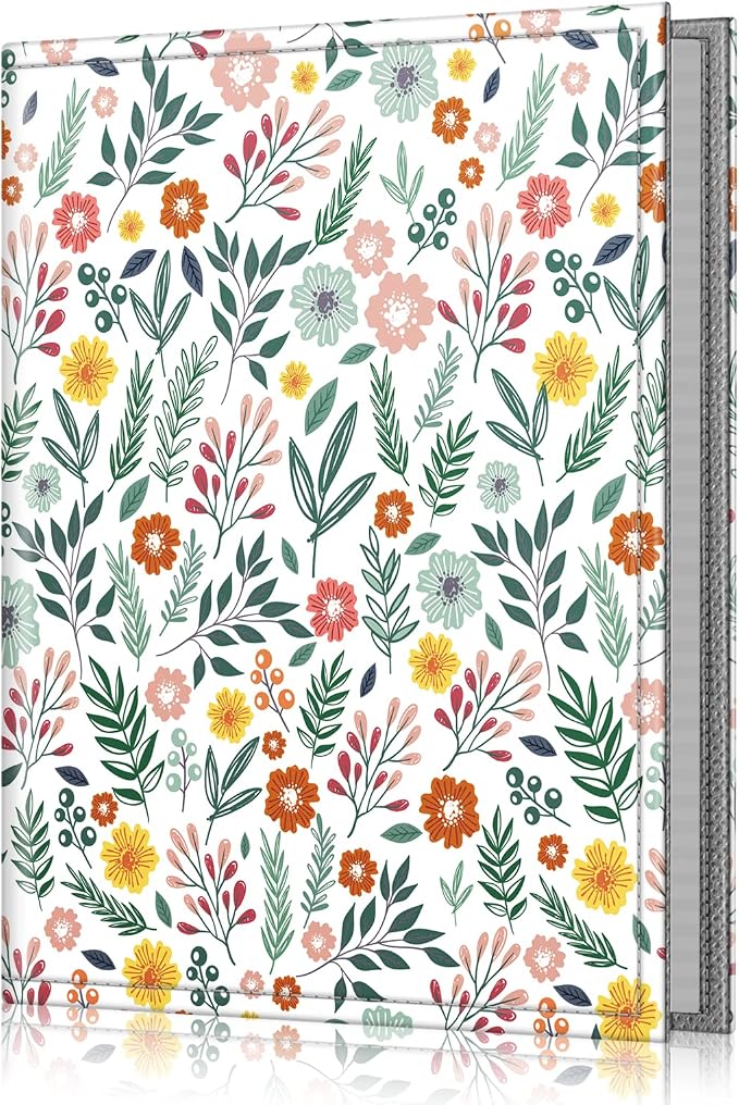 Fintie Photo Album 4x6 Photos - 52 Pockets Small Wallet Albums For Family | Vegan Leather Cover, 4X6 Picture Keepsakes, Family/Wedding/Travel Memory Book, Baby/Kids/Boys/Girls Gift, Spring Bloom by Fintie
