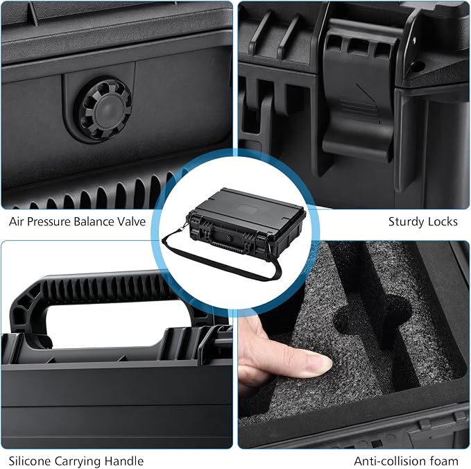 Starlink Mini Hard Case Set with Starlink Mini Tripod Stand Waterproof anti fall Portable Carrying Case for Starlink Mi ni Dish and Accessories Ideal for Travel and Camping - Image 6