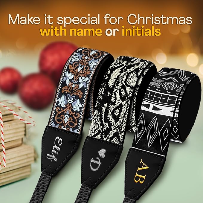 Art Tribute Custom Camera Strap Faux Sneakskin - Add Your Text and We Make It Especially For You Get Your Own Personalized Gift Camera Strap, No Shipping Cost! - Image 7