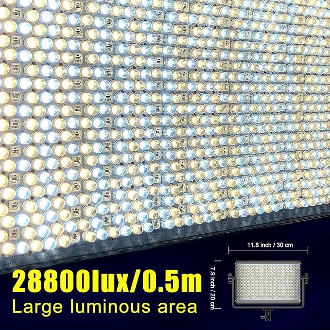 GVM 1300D RGB Video Light with Softbox, 65W LED Video Lighting Kit, 25000lux/0.5m, 360° Full Color Photography Lighting Kit, 2 Packs Led Panel Light for YouTube, Web Conference, Streaming - Image 2