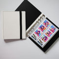 Photo Album For 2X6 Photo Booth Slip In Strips And 4X6 Pictures - 6 Ring Notebook Binder With 20 2 By 6 Sleeves - Fits 80 Photobooth Prints (WHITE HARD COVER, 2X6) by SMILEWAVE