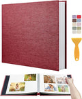 Large Photo Album Self Adhesive Scrapbook Album for 4x6 5x7 8x10 Pictures DIY Photo Book for Wedding, Anniversary, Christmas, Baby Shower, Ideal for Preserving Precious Moments by HoneyTolly