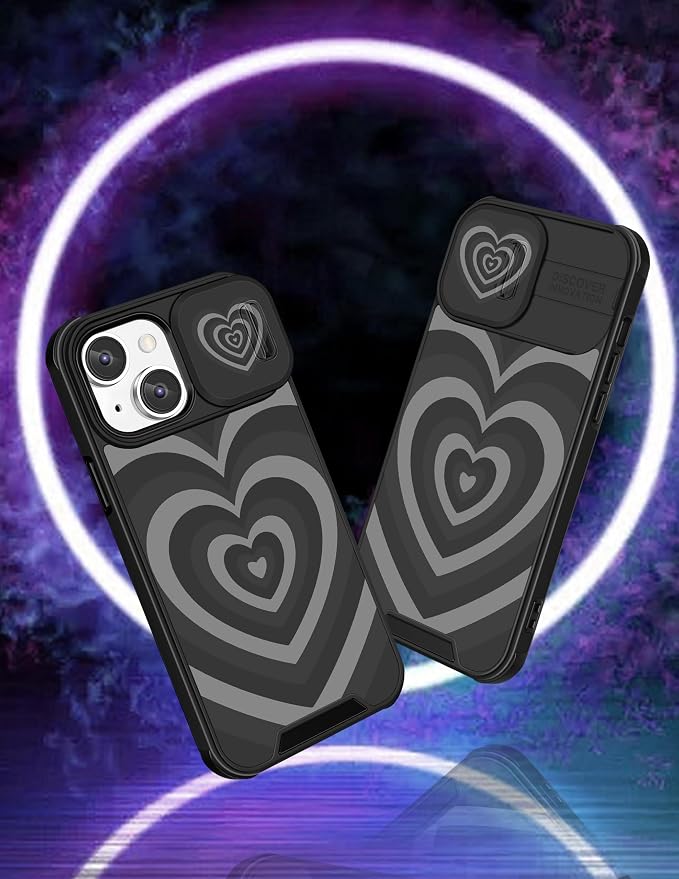 (2in1 for iPhone 12 Case Butterfly for Women Girly Pretty Phone Cover with Slide Camera Cover Protective Cute Color Rainbow Butterflies Design Cases for iPhone12 6.1'' - Image 4