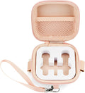 Wireless Lavalier Microphone Case Mini Mic Case for Wireless lavalier microphones Wireless Microphones Mini Tiny Mic Lapel Clip Microphones (PINK) by SoleKing