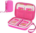 ProCase Hard Playing Card Game Carrying Case, Holds 300+ Cards -Pink | Travel Storage Box, Compatible with UNO, Five Crowns, SKYJO, PlayMonster and More Card Games, Case Only by ProCase