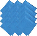 uxcell 12 Pcs Microfiber Cleaning Cloth for Glasses, 11.8 x 11.8 Inch Eyeglass Cleaning Cloth, Glasses Cleaner Wipes for Electronics Lenses Screens Cameras Cell Phones, Sapphire Blue by uxcell