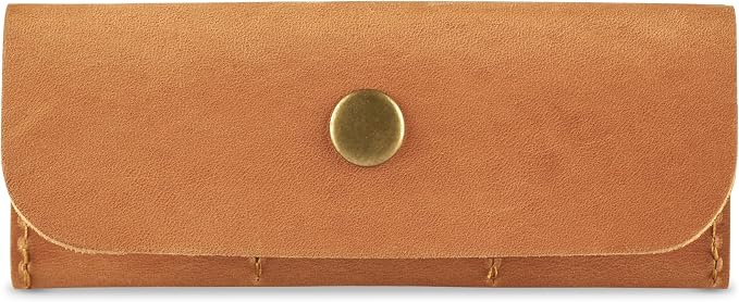 Leather SD/Micro SD Card Holder & Organizer, Storage Case, Travel Memory Card Cover (Vintage Brown) - Image 5