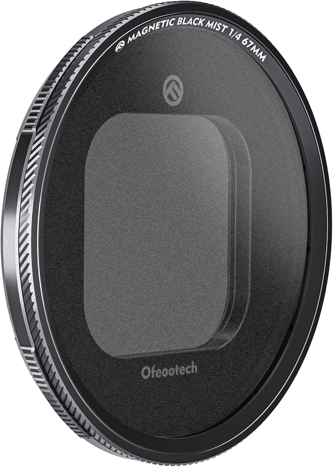 Magnetic 67mm Black Mist 1/4 Filter for Smartphone, Compatible with iPhone 17 Pro/Pro Max, Soft Diffusion for Cinematic Video & Portraits,Softens Highlights and Skin Tones While Preserving Detail. by OfeooAi