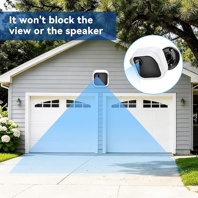 Silicone Case Cover for Blink Outdoor 4/2K+, Weatherproof Silicone Cover Skin Provides Full Camera Protection, for All-New Blink Outdoor 4/2K+ Home Security Camera (White) - Image 3