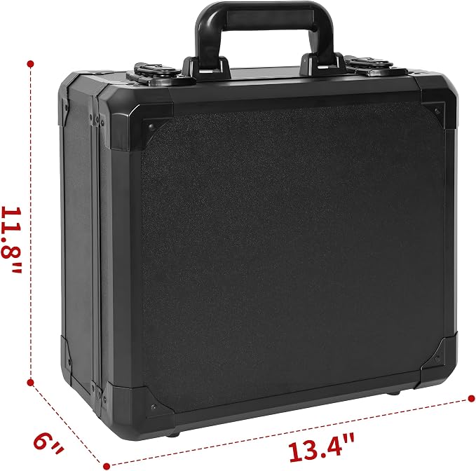 Protective Hard Case Shockproof Water-resistant with Customized DIY Foam Insert fit for Camera, Laptops, etc,13.5 X 11.6 X 6-Inch - Image 6