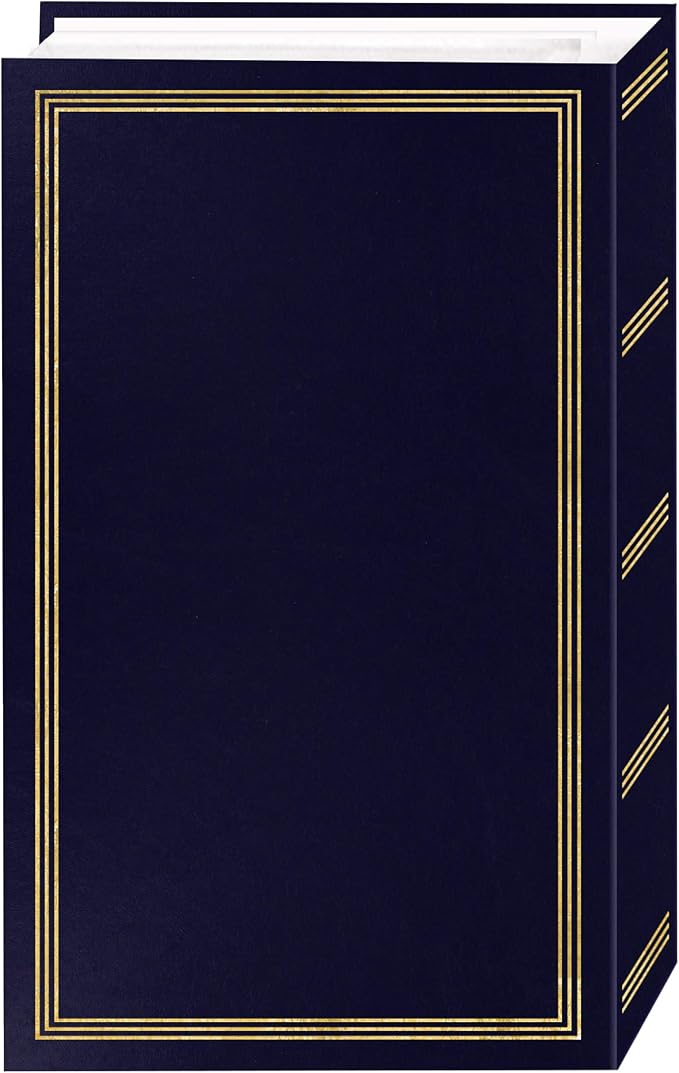 Pioneer Photo Albums STC-504 Navy Blue Photo Album, 504 Pockets 4"x6", (Pack of 4) - Image 3