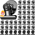 140 Pack Strong Magnetic Clips, Black Fridge Magnets Refrigerator Magnet, Magnet Clips for Photo Displays, Whiteboard Magnets for Home, Office, Classroom by WUDIME