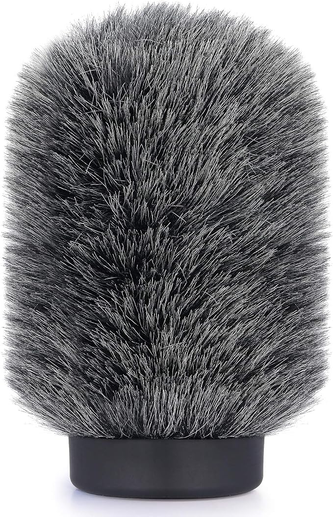 YOUSHARES Deadcat Wind Muff for Rode NTG4,MKE 600 Shotgun Microphones, Audio-Technica AT875R Shotgun Microphones, Windscreen Up to 4.7" Long by YOUSHARES