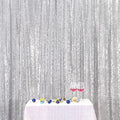 Poise3EHome 6FT x 6FT Sequin Photography Backdrop Curtain for Party Decoration, Silver by Poise3EHome
