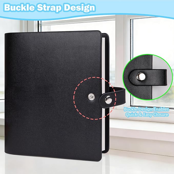 Ruibytree 320 Pockets Album for Instax Mini & Polaroid 2x3" Pictures,Black | Gift-Ready Packaging, PU Leather Cover, Acid-Free Pages, Side-Loading Clear Pockets, Durable Binding, Easy Photo Viewing - Image 8
