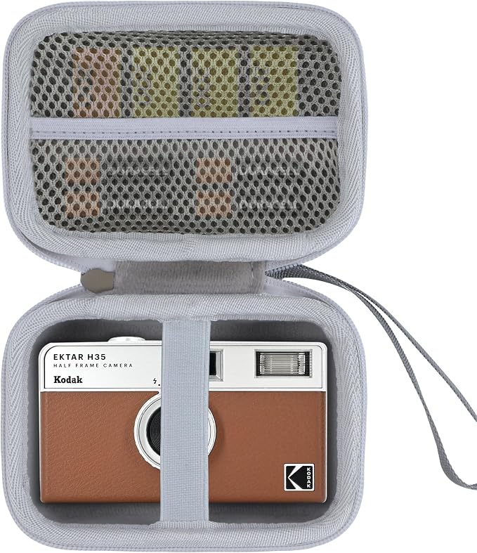 RIYADAone Case for KODAK EKTAR H35/H35N/Ultra F9/M35 Half Frame Film Camera | Hard Shell Shockproof, Portable Camera Storage, Mesh Bag Organizer, Lightweight Travel by RIYADAone