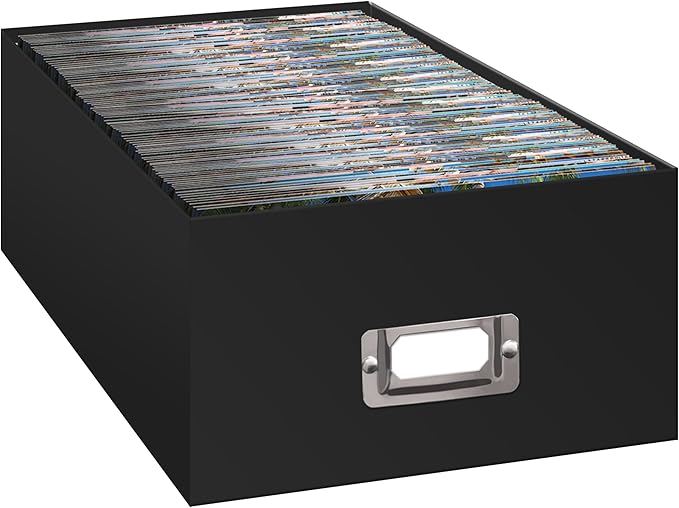 Pioneer Photo Albums Photo Storage Box, Black - Image 4