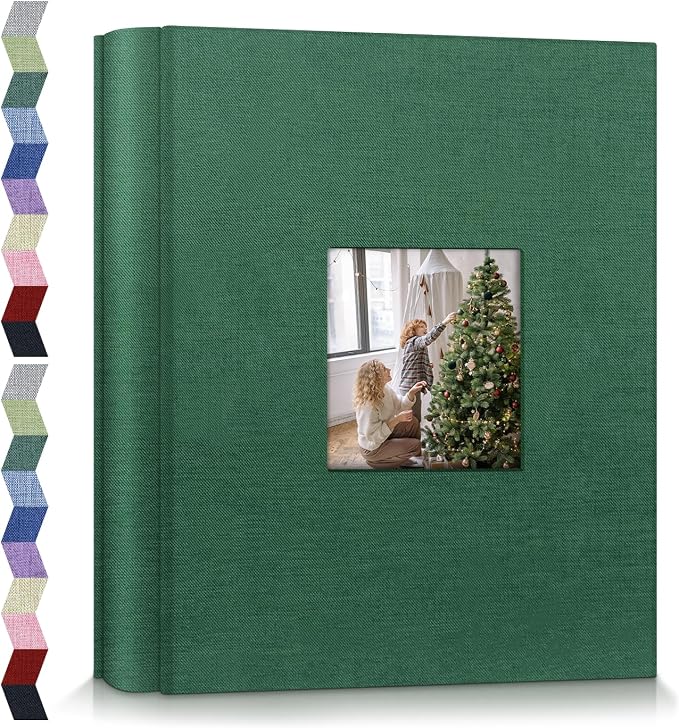 popotop Photo Album 4x6-600 Photos Photo Books with 600 Horizontal and Vertical Pockets,Linen Cover Albums for Family Wedding Anniversary Baby Vacation Pictures by Popotop
